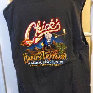 Genuine Harley-Davidson Dealership Logo Shirt Chicks HD Albuquerque, NM XL